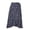 Navy, variant on Women's A-Line Elastic High Waist Flare Work Midi Knee Length Stretchy Skirt Women's Fashion Flowers Print Skirt One-piece Frenulum Irregular Skirt