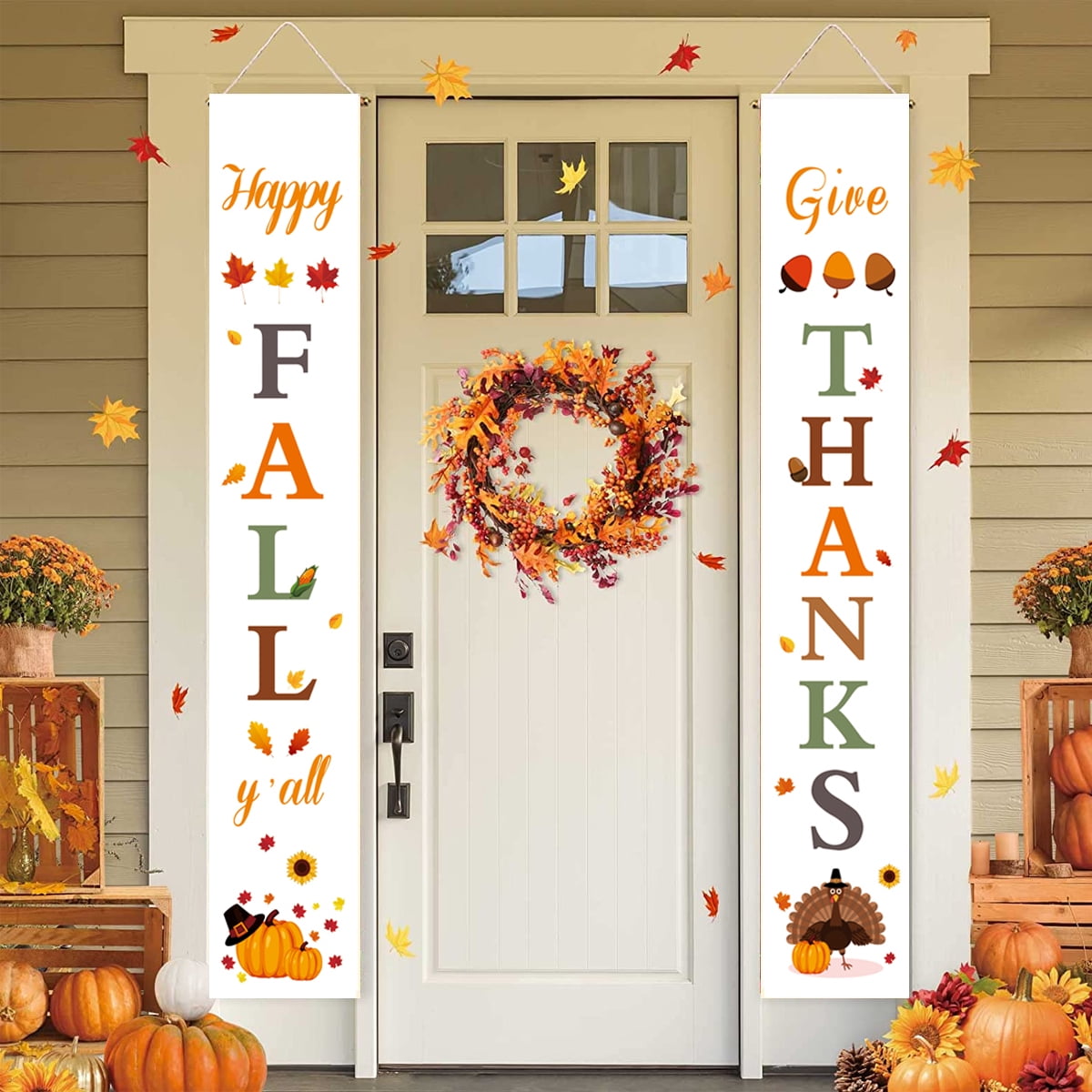 Happy Fall Porch Signs Fall Decorations for Home Outdoor Fall Decor Fall Decor for Home