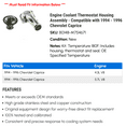 thumbnail image 2 of Engine Coolant Thermostat Housing Assembly - Compatible with 1994 - 1996 Chevy Caprice 1995, 2 of 2