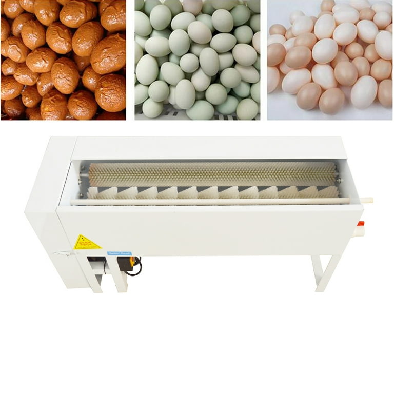 Techtongda Semi-Automatic Brush Egg Washer Egg Surface Cleaning Egg Cleaner  Washing Machine
