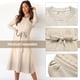 thumbnail image 3 of Vestidos de punto elegantes para mujer, vestido tipo suéter, vestido de invierno con cuello redondo, 3 of 5