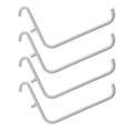 thumbnail image 1 of FONWILYO 4pcs Peg Board for Tools with Sleek Design White Metal Paint Tool Storage for Office Use, 1 of 8