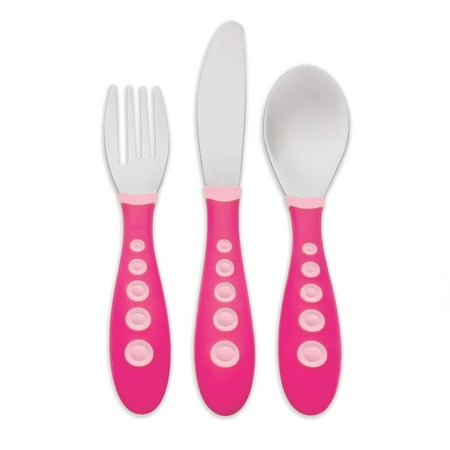 First Essentials by NUK™ Kiddy Cutlery® Knife, Fork and Spoon Set, (Best First Cutlery For Baby)