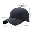 thumbnail image 3 of TODOZO Unisex Vintage Washed Unstructured Baseball Cap Cotton Adjustable Dad Hat Womens Baseball Caps Men and Women Summer Fashion Outdoor Casual Baseball Caps Visors Hats Dark Grey One Size, 3 of 3