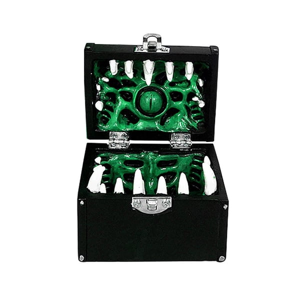 Almacenamiento De Joyas Con Adornos De Halloween, Caja De Almacenamiento De Resina De Escritorio Cubierta A Prueba De Polvo Para Guardar Llaveros Y Joyas Guardurnaity HA043940-03