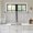 Light gray, variant on Burnt Orange Botanical 2 Panel Kitchen Curtains for Small Windows, Vintage Florals Geometric Minimalist Bathroom Tier Curtain, Short Window Treatment for Bedroom/Living Room 55"x36"