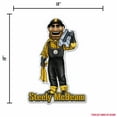 thumbnail image 5 of STEELERS SHAPE CUT MASCOT LOGO PENNANT WITH HEADER CARD, 5 of 7