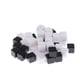 thumbnail image 4 of 50pcs Square Edge Dados en D6 Six Sided RPG Gaming Dados Negro, 4 of 8