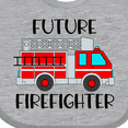 thumbnail image 4 of Inktastic Future Firefighter Red Fire Truck Engine Boys or Girls Baby Bib, 4 of 4