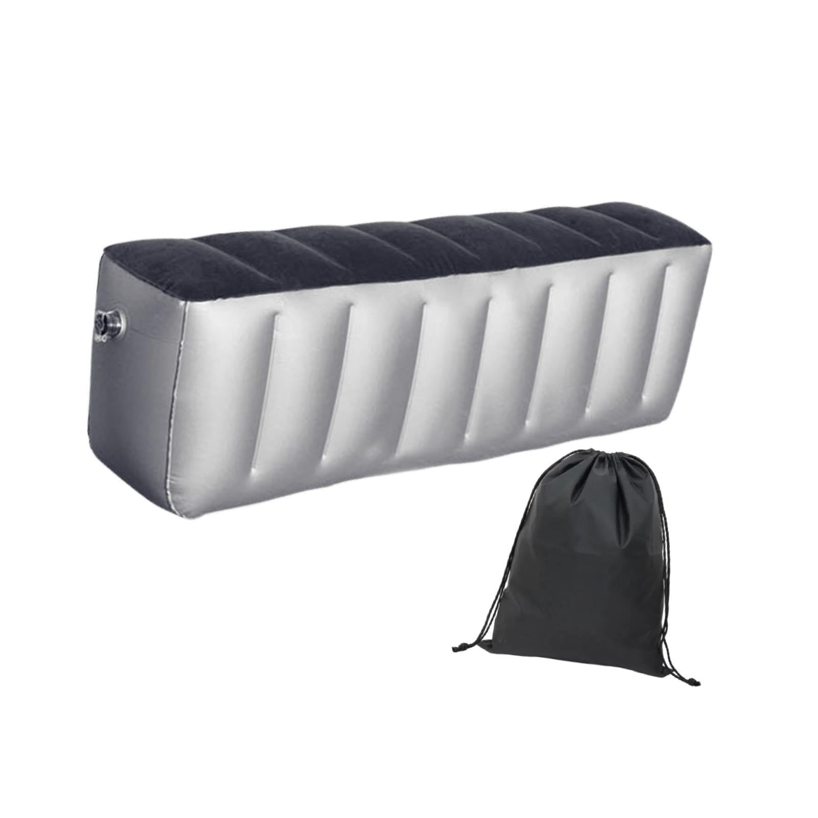 Inflatable Car Air Travel Mattress Back Seat Bed Portable PVC Flocking Sleeping Pad for Family Road Trips