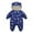Navy Blue Rabbit, variant on GYRATEDREAM Baby Boy Girl Winter Thicken Jumpsuit Newborn Bear Ear Snowsuit Infant Long Sleeve Footed Zipper Hoodie Romper Warm Coat for 0-12 Months