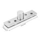 thumbnail image 1 of Bisagra de Pivote Eje Giratorio de 360 ​​​​grados para Puerta de Madera Localizador de Bisagra con Bisagras hacia Arriba y hacia Abajo Eje de Puerta Oculto Giratorio ANGGREK  Otros, 1 of 8