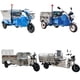 thumbnail image 3 of Triciclo eléctrico de acero inoxidable para transporte de carga costera, camión de basura de acero inoxidable para saneamiento ambiental, doble, 3 of 4