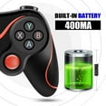 thumbnail image 3 of LAFGUR Game Controller, Black Gamepad, Easy To Use For Smart Phone TV Tablet Computer, 3 of 8