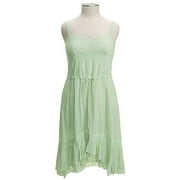 Women's Plus Crochet-Trim Cotton Dress