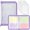 Purple, variant on 3x5 Index Card Binder, Portable Organizer Book with Zipper, 50 Sheets Plastic Sleeves for Index,Clear Booklet Holder Flashcard Binders Organizers Note Flash Card Stores Up to 200 Cards
