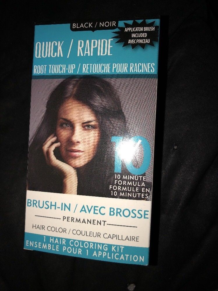 QUICK/RAPIDE ROOT TOUCH-UP 10 MINUTE FORMULA BLACK/NOIR BRUSH IN FAST & EASY