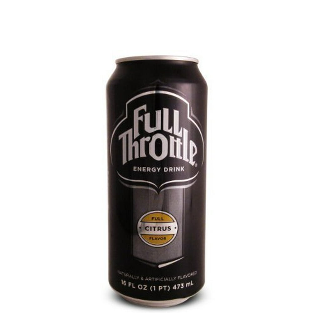 12 Pack Full Throttle Energy Drink Citrus 16oz. by Full Throttle