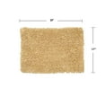 thumbnail image 3 of Home Weavers Fantasia Collection 100% Cotton Bathroom Rugs Set, Machine Washable Rug, Extra Soft and Absorbent bath Rug, Kitchen Mat, Bath Rug, Bath Floor Mat Non Slip, 17"x24" Rectangle, Yellow, 3 of 5