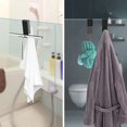 thumbnail image 3 of Gancho de baño 304 de acero inoxidable sin puntos desmontable gancho de doble cara, 3 of 11