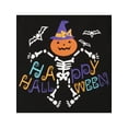 thumbnail image 6 of Seyurigaoka Halloween Baby Boys Long Sleeve Romper + Color Block Pants + Knotted Cap, 6 of 8