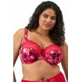 thumbnail image 6 of Elomi Womens Morgan Underwire Full Cup Stretch Lace Banded Bra, 46DD, Fiesta, 6 of 37