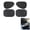 1Set, variant on Car Side Window Sunshade, Static Cling UV Sun Shade Universal Fit for Most Vehicles (2PC Front)
