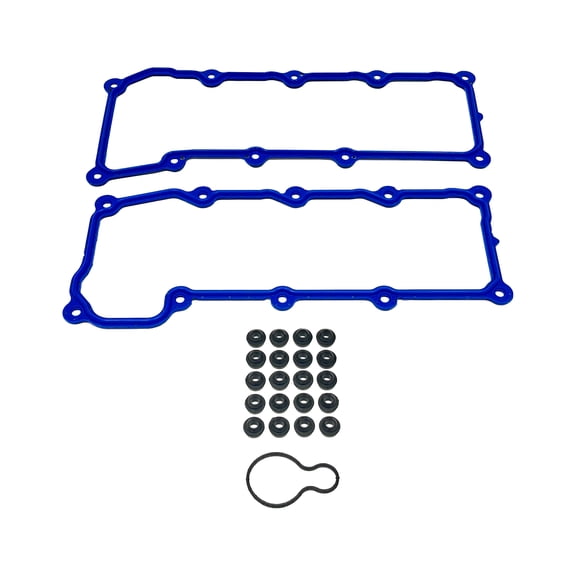 DNJ VC1105G Valve Cover Set w/Grommets Fits Cars & Trucks 02-05 Dodge Jeep 3.7L SOHC 12v