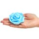 thumbnail image 4 of Paquete de 100 flores de imitación, seda realista Juvale, 7,6 cm, cabeza azul Juvale Rosas Artificiales, 4 of 9