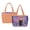Cat Rose Heart, variant on Wolf Forest Print Fashion Women’s Quilted Shoulder Bag, Reversible Large Tote Handbag with Side Pockets, Lightweight Top Handle Satchel for Travel, Work & Daily Use, Orange