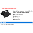 thumbnail image 2 of Main Air Flap Actuator - Compatible with 2005 - 2010 Jeep Grand Cherokee 2006 2007 2008 2009, 2 of 2