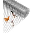 thumbnail image 1 of Heavy-Duty 19 Gauge 1/2" Mesh Galvanized & Black Vinyl Coated Hardware Cloth Garden Trellis – Welded Wire Fence Roll for Plant Support, Poultry, Rabbit, Aviary, and Nursery Beds, 1 of 8