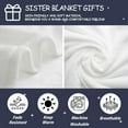 thumbnail image 3 of Sister Gifts for Women, Sister, Sister Blanket, Sisters Gifts from Sister, Sister Birthday Gifts, Big Sister Gifts for Girls, Sister Blankets from Sister, 50x60 Soft Fuzzy Blanket, 3 of 6