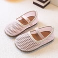 thumbnail image 4 of Krdevn Mary Jane Flat Heel Round Toe Mesh Detailed Breathable Soft Sole Casual Daily Shoes (Toddler,Big Girls),2.5-3 Years, 4 of 5
