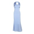 thumbnail image 5 of Wdgfv Robe Maxi d'Été en Satin Sans Bretelles pour Femmes, Élégante, Dos Nu, Col Licou, Robe de Soirée Formelle, Invité de Mariage, 5 of 5