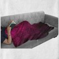thumbnail image 6 of Magenta Soft Flannel Fleece Throw Blanket, Ornamental Vintage Feminine Rectangular Forms Background Damask Dated Design, Cozy Plush for Indoor and Outdoor Use, 50" x 60", Maroon Fuchsia, by Ambesonne, 6 of 6