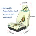 thumbnail image 3 of Wukai Avocado for Exercise Full Set Car Seat Covers with Soft Padding Universal Auto Front Seats Protector and Cushion Mat, 3 of 5