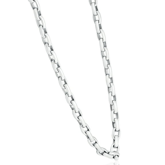 Pompeii Men's 14k Gold (79gram) or Platinum (148gram) 6.5mm Link Chain Necklace 21" (,)