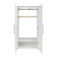 thumbnail image 4 of Prepac HangUps Wardrobe Storage Cabinet, White, 4 of 8