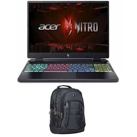 Acer Nitro 16 Gaming/Entertainment Laptop (Intel i7-13620H 10-Core, 16.0in 165 Hz Wide UXGA (1920x1200), GeForce RTX 4050, Win 11 Home) with 1680D Backpack