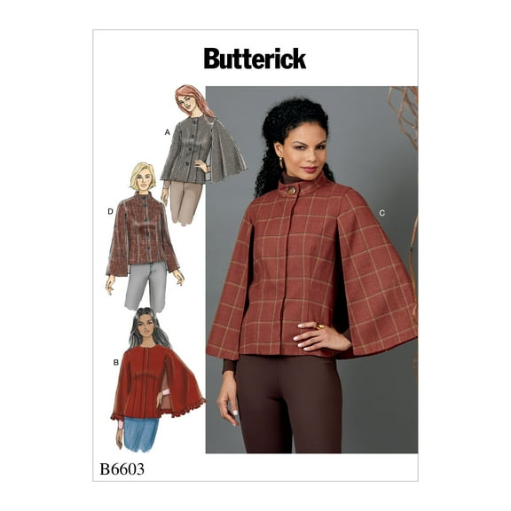 Butterick Pattern Misses' Cape-14-16-18-20-22