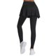 thumbnail image 5 of Falda deportiva plisada de color liso para mujer, cintura alta, que realza las caderas, falda pantalón para bádminton, 5 of 6