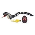 thumbnail image 2 of Bunblic Realistic RC Snake Toy Rattlesnake Robotic Toy Infrared Fake Snake Snake Scary Trick Toy Remote Control Snake for Christmas Black, 2 of 8