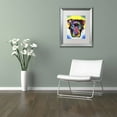 thumbnail image 3 of Trademark Fine Art "Otter Pitbull" Canvas Art by Dean Russo, White Matte, Silver Frame, 3 of 4