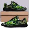 thumbnail image 3 of Happy St Patrick's Day Shamrock Irish Shoes Sneakers Black Size 7, 3 of 7