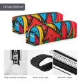 thumbnail image 4 of Balery Colorful Arrow Graffiti Pattern Estuche de Lápices de Cuero Impreso, Estuche para Suministros de Arte, Estuche de Lápices con Cremallera, Estuche de Almacenamiento de Papelería, 4 of 7