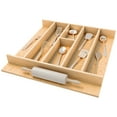 thumbnail image 3 of Rev-A-Shelf Natural Maple Right Size Utensil Drawer Insert, 19-1/4"x19-1/2", 3 of 10