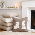 thumbnail image 6 of TanSiDing Easter Bunny Embroidery Pillow Cover Decorative Cushion Sofa Bed Living Room Throw Pillowcase Soft Polyester Home Decor Party Holiday Gift 45*45cm, 6 of 6