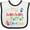 White and Black, variant on Inktastic Mommom and Poppop Love Me Boys or Girls Baby Bib
