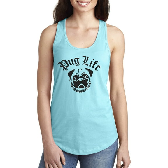 Pug Life Racerback Tank